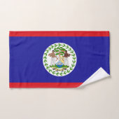Drapeau bélizien (Serviette à main)