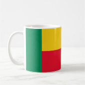 Drapeau Bénin Céramique café Mug (Gauche)