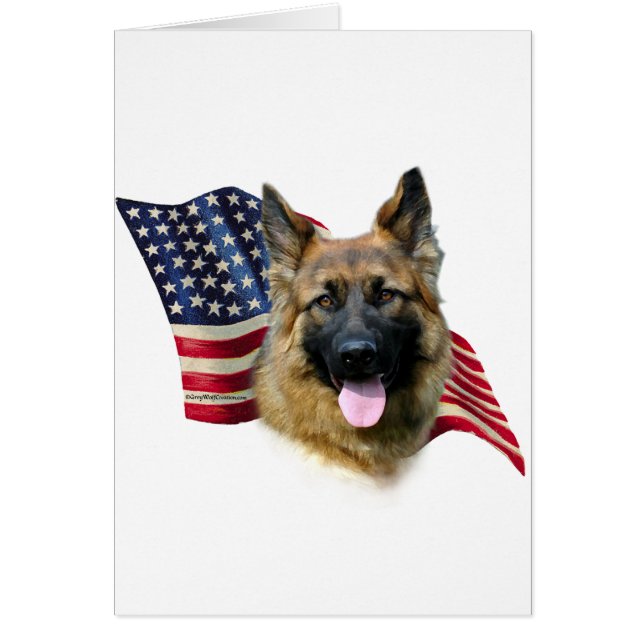 Drapeau berger allemand (Devant)