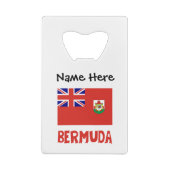 Drapeau bermudien personnalisé avec nom (Dos)