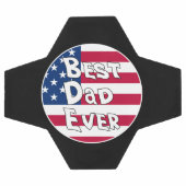 Drapeau Best Papa Ever USA (Plat)
