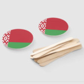 Drapeau Biélorusse Patriotique Éventail à Main (Non-assemblé)