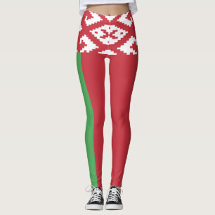 Drapeau biélorusse patriotique Leggings