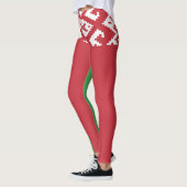 Drapeau biélorusse patriotique Leggings (Gauche)