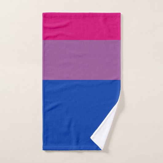 Drapeau bisexuel (Serviette à main)