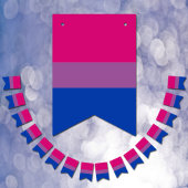 Drapeau bisexuel et fête communautaire de fierté /