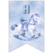 Drapeau bleu à bascule à cheval (Deuxième drapeau)