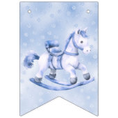 Drapeau bleu à bascule à cheval (Premier drapeau)