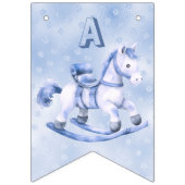 Drapeau bleu à bascule à cheval (Troisième drapeau)