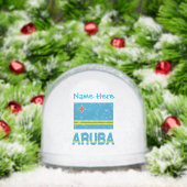Drapeau bleu Aruba Aruba Personnalisation (Noël)