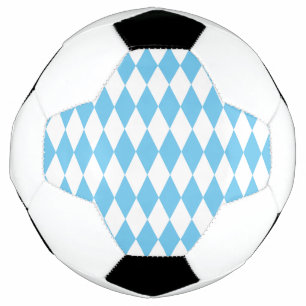 Drapeau bleu et blanc Bavière Rhombus Motif