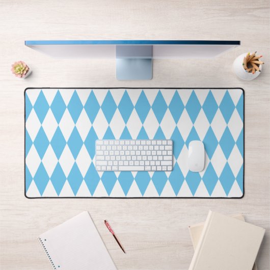 Drapeau bleu et blanc Bavière Rhombus Motif (Bureau 1)