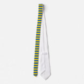 Drapeau bleu et jaune Ukraine cravate motif (Dos)
