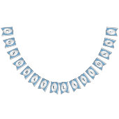 Drapeau bleu ornemental à souder (Tout)