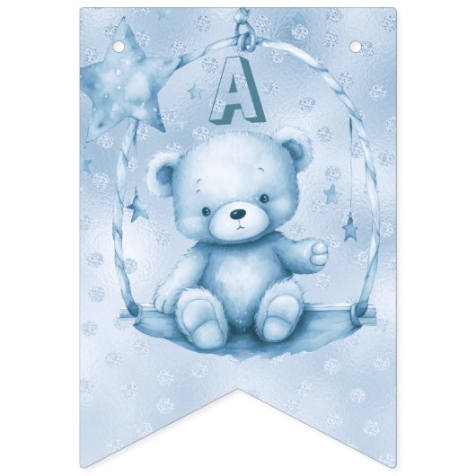 Drapeau bleu Teddy Bear Bund (Troisième drapeau)