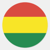 Drapeau bolivien Sticker (Devant)
