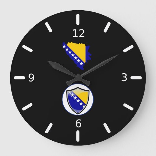 Drapeau bosniaque grande horloge (Recto)