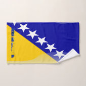 Drapeau bosnien (Serviette à main)
