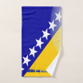 Drapeau bosnien (Serviette à main)