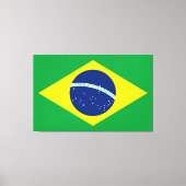 Drapeau Brésil toile étirée Impression (Recto)