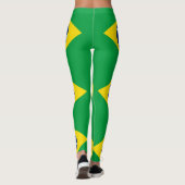 Drapeau brésilien Leggings (Dos)