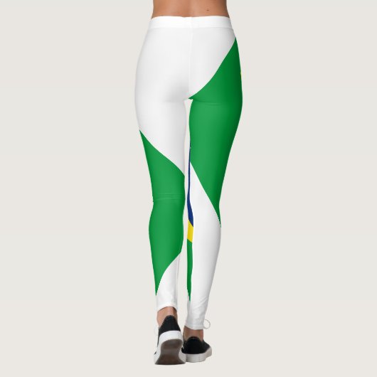 Drapeau brésilien Leggings (Dos)