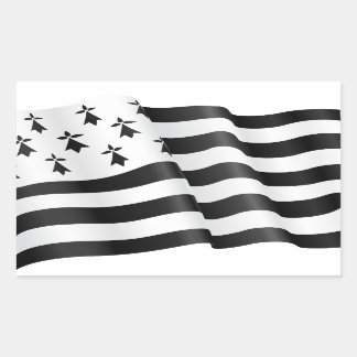 Drapeau breton (Bretonse vlag) Rechthoekige Sticker