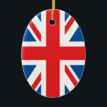 Drapeau britannique<br><div class="desc">Les cadeaux d'ornements les plus drôles, de T-shirts, de sweat - shirts à capuche, d'autocollants, de boutons et de nouveauté de http://www.Shirtuosity.com.</div>