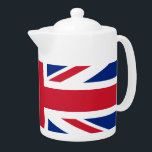 Drapeau britannique<br><div class="desc">Teapot avec drapeau du Royaume-Uni de Grande-Bretagne et d'Irlande du Nord (Union Jack)</div>