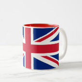 Drapeau britannique de café Mug (Devant droit)