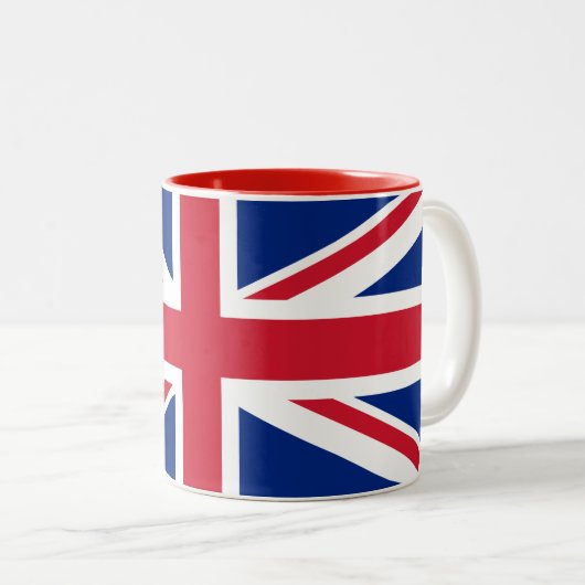Drapeau britannique de café Mug (Devant droit)