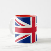 Drapeau britannique de café Mug (Devant gauche)