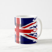 Drapeau britannique de café Mug (Devant droit)