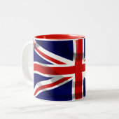 Drapeau britannique de café Mug (Devant gauche)