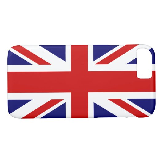 Drapeau britannique iPhone 7 coque | Conception Un (Dos (Horizontal))
