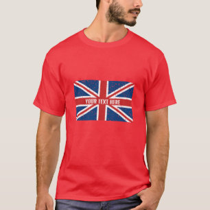 Drapeau britannique personnalisé T-Shirt