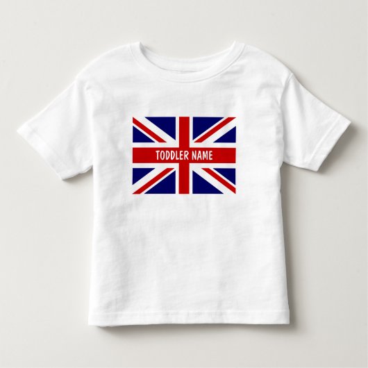 Drapeau britannique Union Jack t-shirt personnalis (Devant)