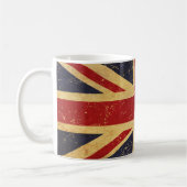 Drapeau britannique Union Jack Vintage Mug (Gauche)