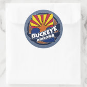Drapeau Buckeye Arizona éclater les autocollants r (Sac)