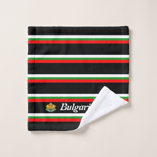 Drapeau bulgare (Gant de toilette)