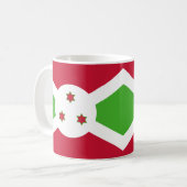 Drapeau burundais en céramique Mug (Devant gauche)