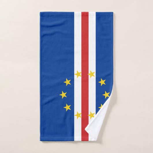 Drapeau Cabo Verde (Serviette à main)
