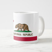 Drapeau californien et Mug de devise (Devant droit)
