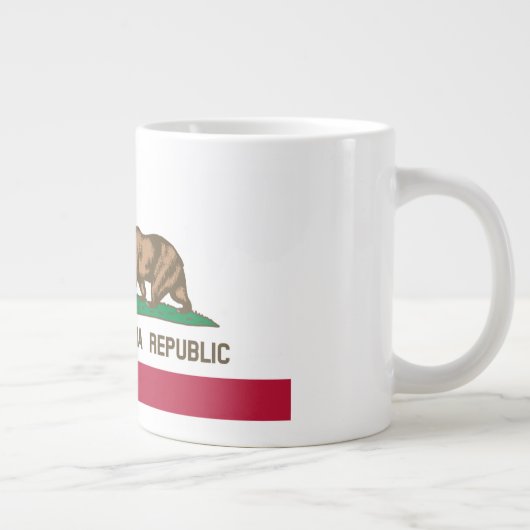 Drapeau californien et Mug de devise (Droite)