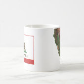 Drapeau californien + Mug Carte (Centre)