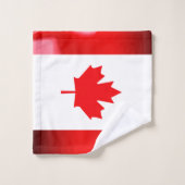 Drapeau canadien (Gant de toilette)