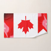 Drapeau canadien (Serviette à main)
