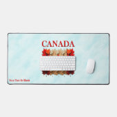 Drapeau canadien de la feuille d'érable d'automne (Clavier et souris)