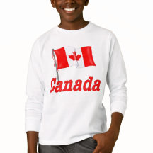 Drapeau canadien et texte