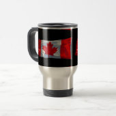 Drapeau canadien Feuille d'érable - Mug patriotiqu (Devant gauche)